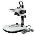 Amscope New Microscope Table Stand with Top & Bottom LED Lights TS130-LED